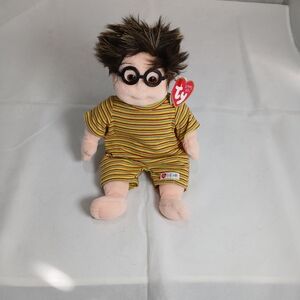 Ty Plush Toy with Yellow and Brown Stripes